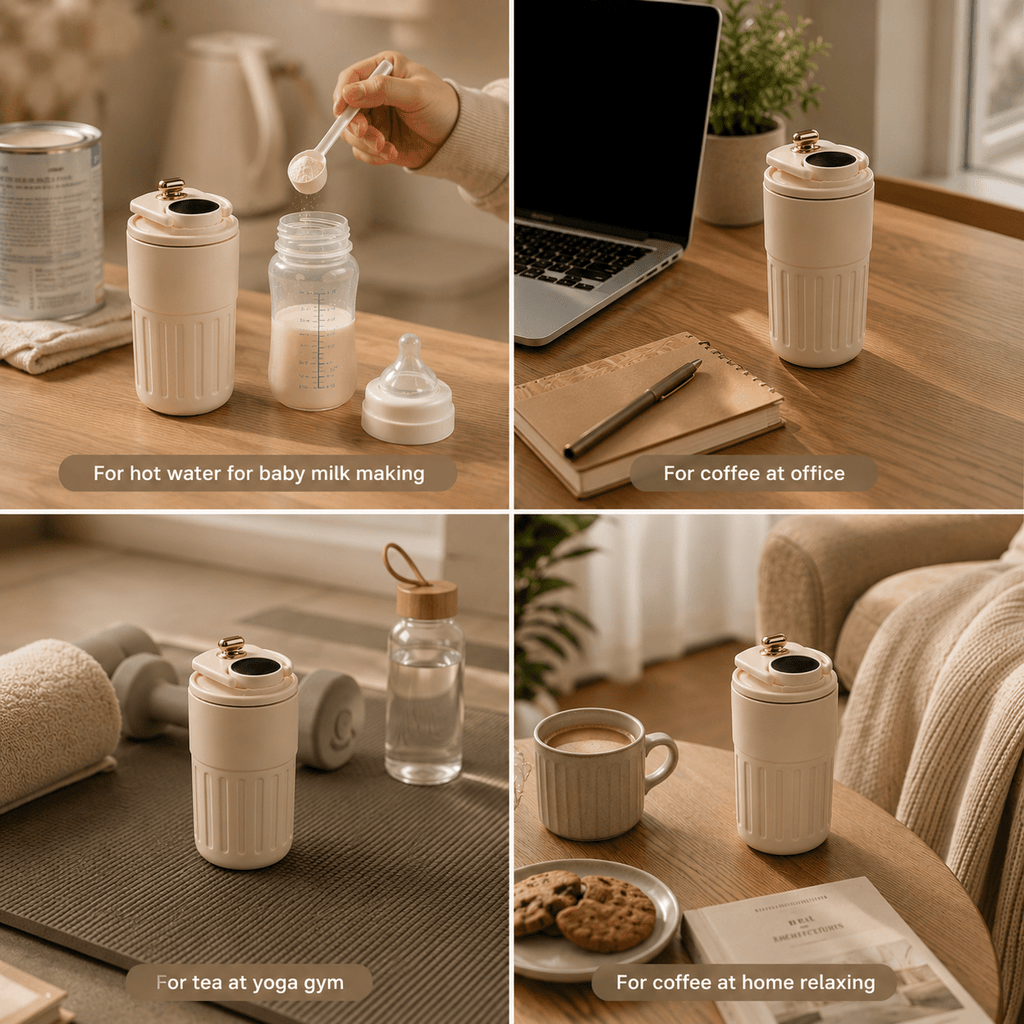 Nori Zen Cup Iconic White Sensation by Nori Zen Cup - Insulated Smart Coffee Tumbler