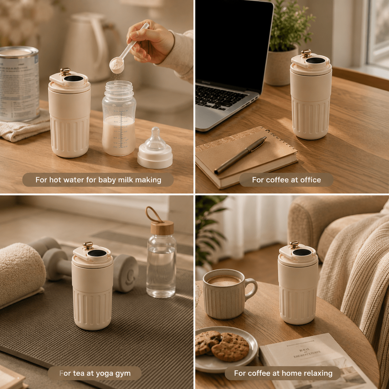 Nori Zen Cup Iconic White Sensation by Nori Zen Cup - Insulated Smart Coffee Tumbler